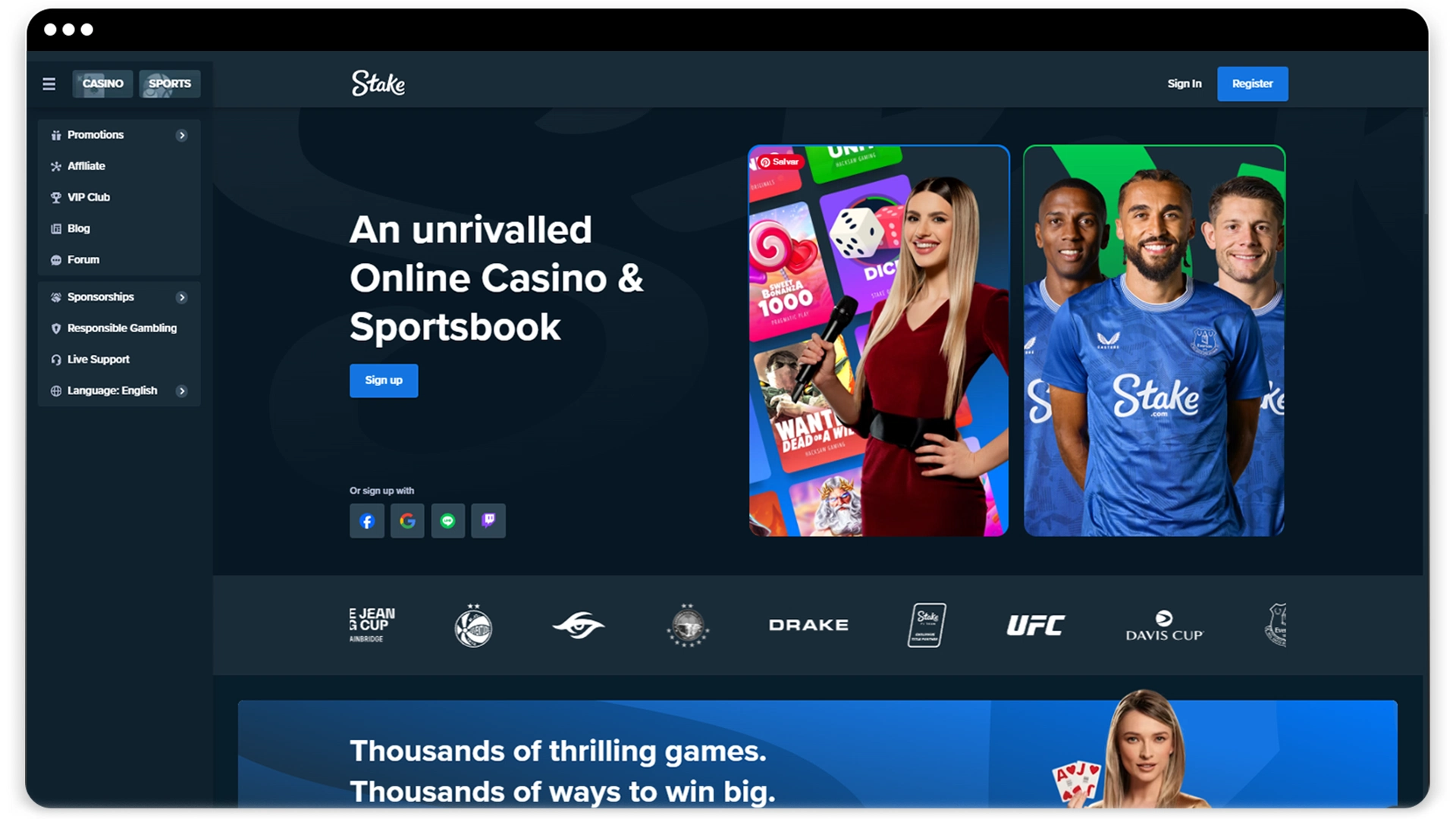 screenshot interface stake 1